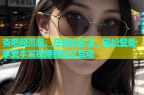 杏吧网页版：在线社区与，轻松登录享受丰富视频和社交互动