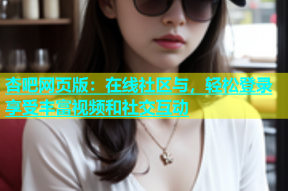 杏吧网页版：在线社区与，轻松登录享受丰富视频和社交互动