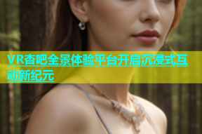 VR杏吧全景体验平台开启沉浸式互动新纪元
