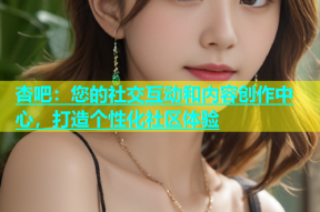 杏吧：您的社交互动和内容创作中心，打造个性化社区体验