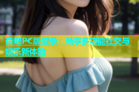 杏吧PC版登录：畅享多功能社交与娱乐新体验