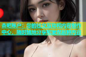 杏吧账户：您的社交互动和内容创作中心，随时随地分享和发现新鲜内容