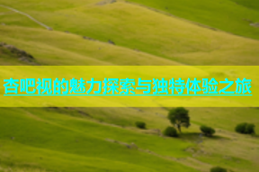 杏吧视的魅力探索与独特体验之旅
