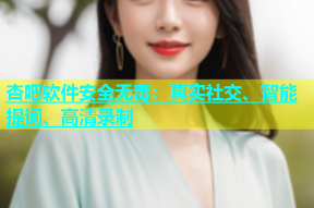 杏吧软件安全无毒：真实社交、智能提词、高清录制