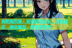 杏吧网页版：在线互动社区，分享消息、结交朋友、探索新世界