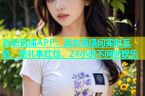杏吧直播APP：美女直播间实时互动，送礼拿红包，24小时不间断娱乐