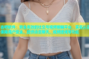 杏吧软件：安全高效的社交与视频编辑平台，实名认证保障用户安全，提供语音聊天、视频提词等功能