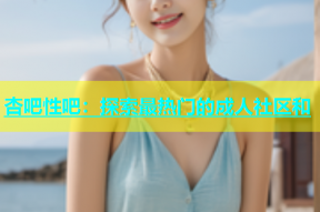 杏吧性吧：探索最热门的成人社区和