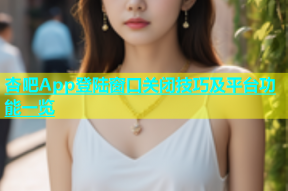 杏吧App登陆窗口关闭技巧及平台功能一览
