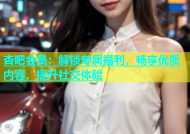 杏吧会员：解锁专属福利，畅享优质内容，提升社交体验