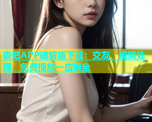 杏吧APP破解版下载：交友、视频处理、免费播放一应俱全  第1张